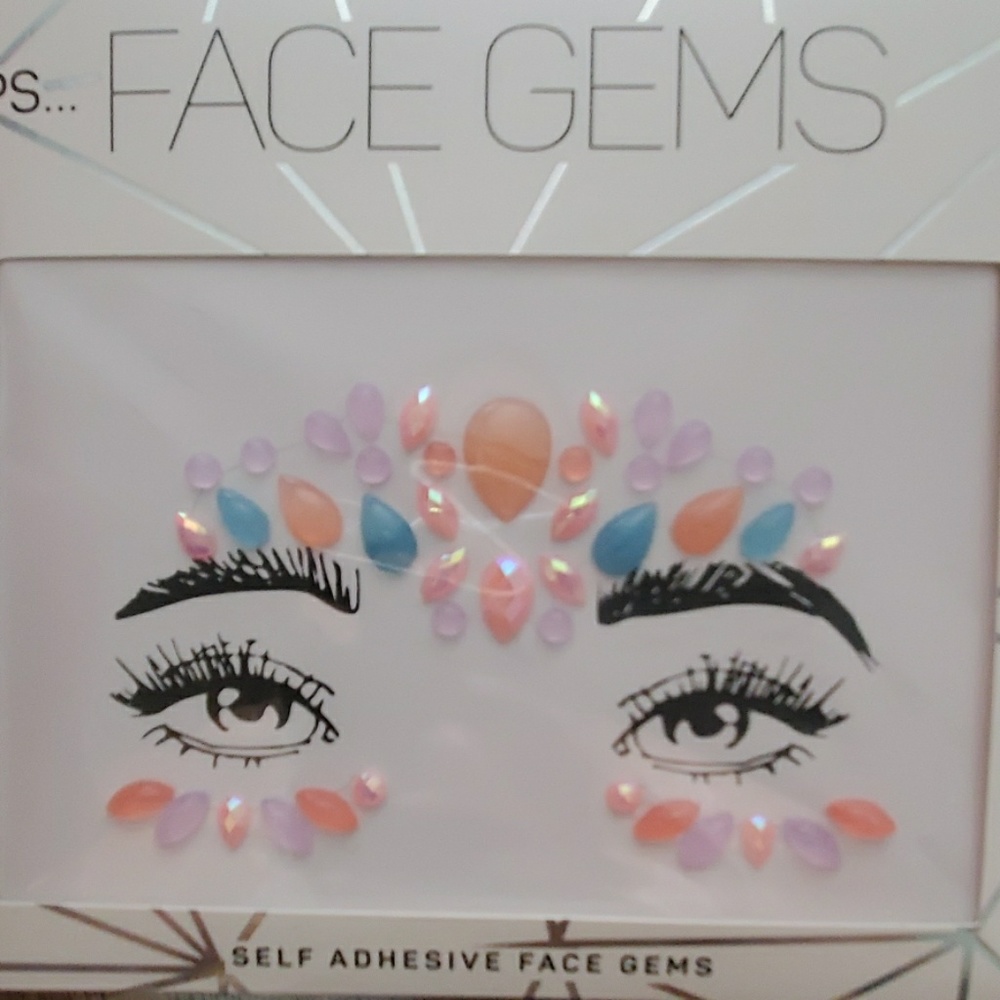 🌜🌛FACE GEMS - SELF ADHESIVE